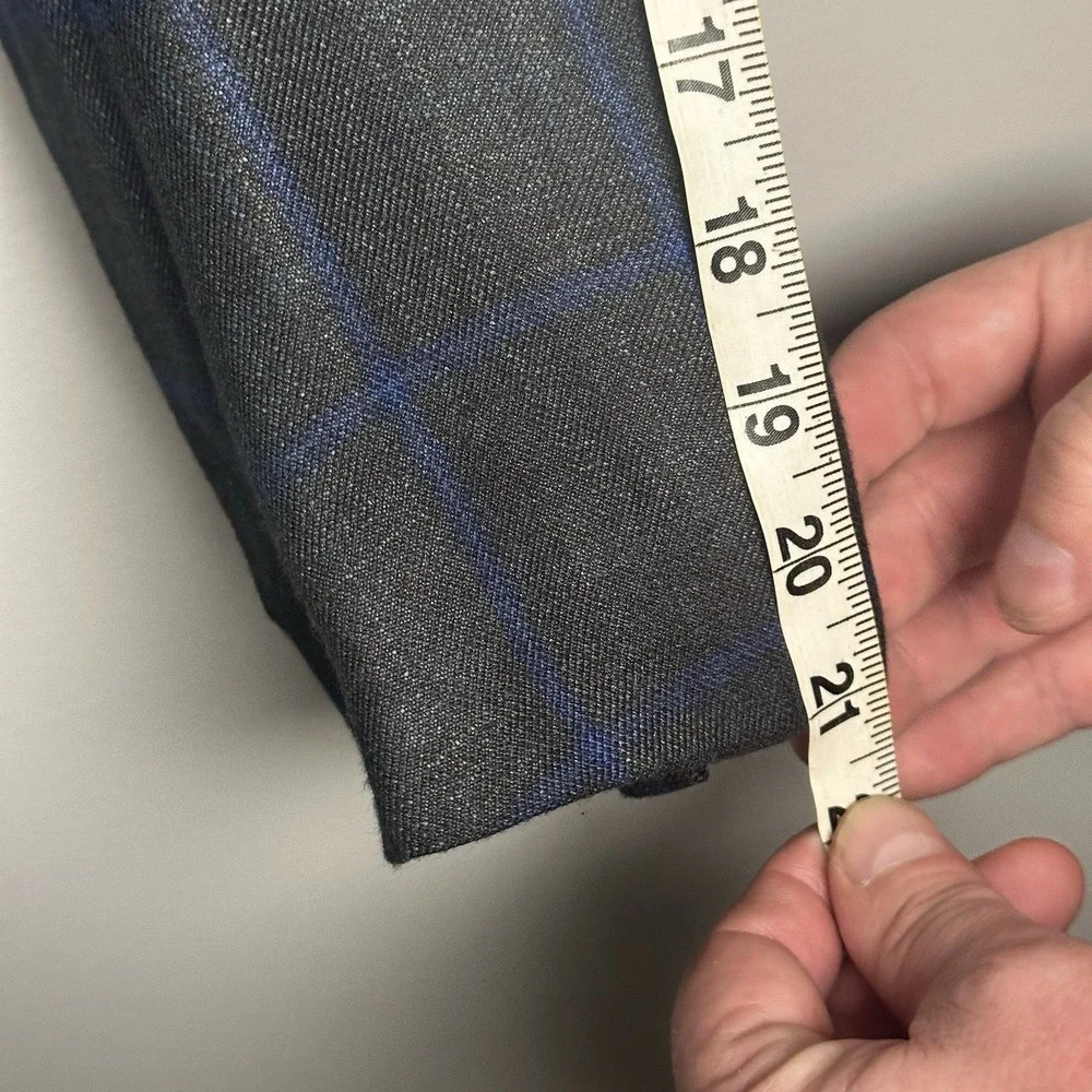 Richards Bespoke Men's Wool Sport Coat Blazer‎ Custom-fit Tailored EUC 36 Short